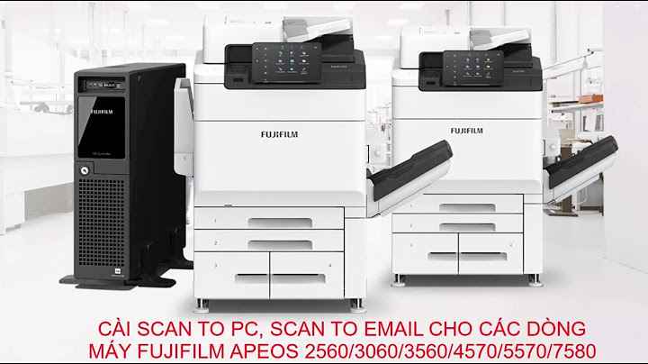 Hướng dẫn scan bằng máy photocopy fuji xerox