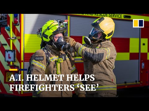 Artificial intelligence helmet helps firefighters ‘see’ through smoke to locate victims