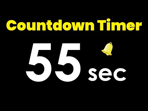 55 second Countdown Timer with Alarm #timerstore #55s #countdown