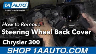 How to Replace Steering Wheel Back Cover 05-10 Chrysler 300
