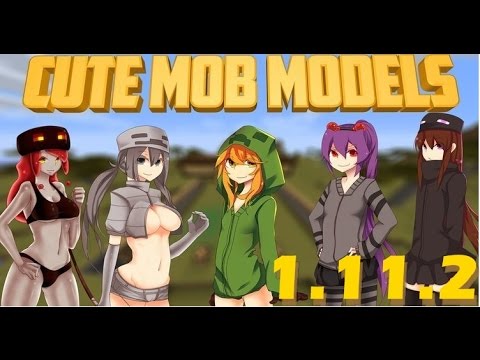 Top1mc Cute Mob Models Mod 1 11 2 Minecraft Installation Review Youtube