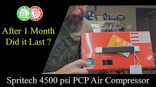 Spritech 4500 PSI PCP Air Compressor 1 Month Daily Use Test and Review