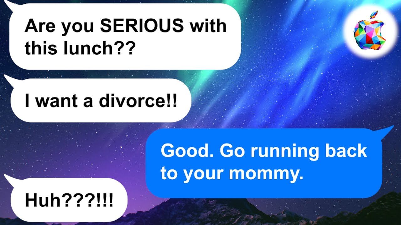 【Apple】Manchild husband throws a tantrum after I don't pack a good lunch for him