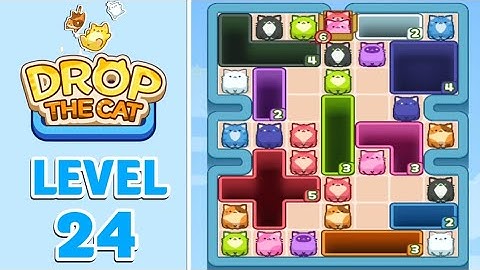Drop The Cat Level 24 Walkthrough Solution