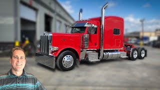 Viper Red with Viper Red Painted Frame 2021 Peterbilt 389 Custom