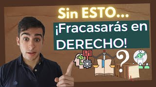 ⚖  Las 7 cosas IMPRESCINDIBLES que debes Saber ANTES de ESTUDIAR DERECHO.