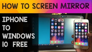 Can Iphone Screen Mirror On Windows 10 Can Iphone Screen Mirror On Windows 10, How To Mirror Iphone Display Pc Free