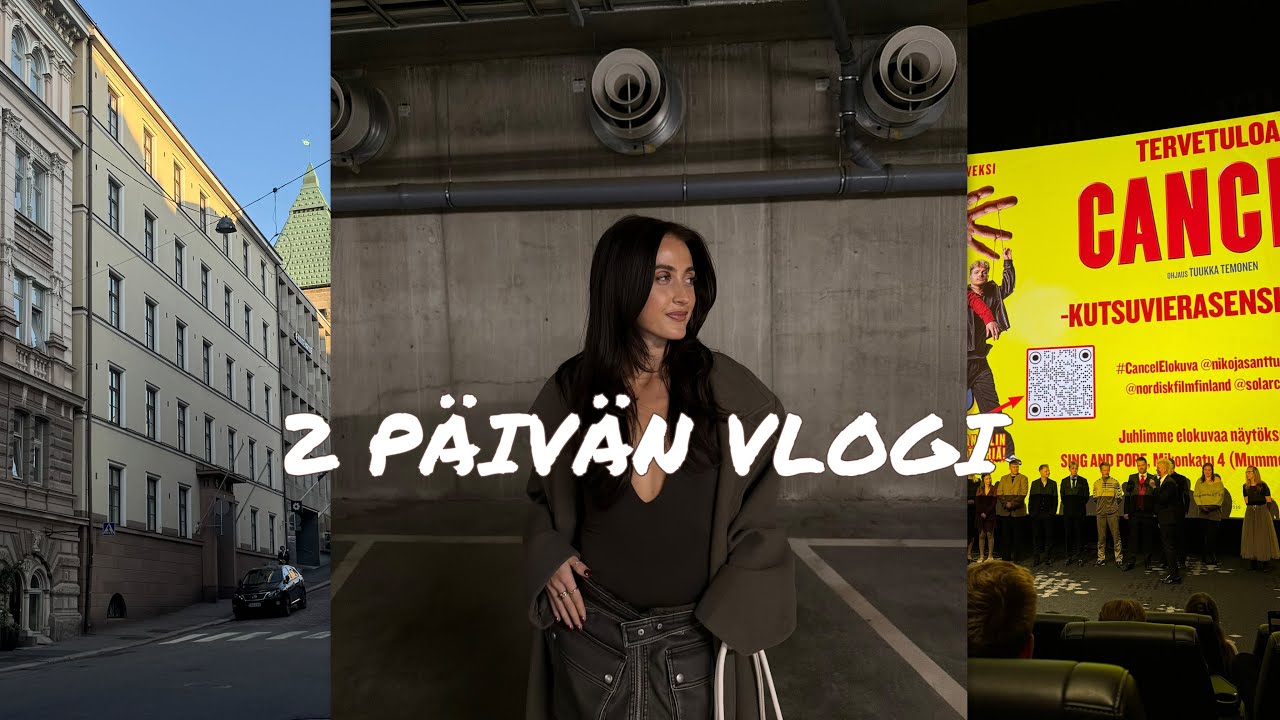 2 Päivän vlogi - Cancel leffan ensi-ilta, Iltan keikalla ja uus passikuva🤍