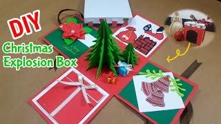 DIY : Christmas Explosion Box | Christmas Gift Box | Xmas Gift Ideas | Christmas Exploding Gift Box