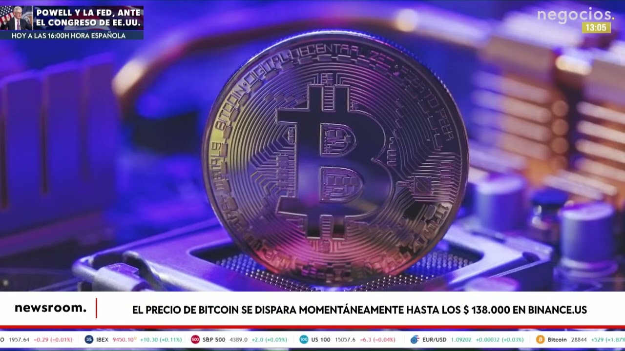 El precio de Bitcoin se dispara momentáneamente hasta los $ 138.000 en  Binance.US