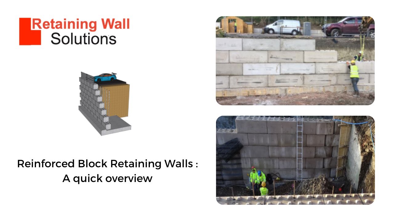 Reinforced Block Retaining Walls A quick overview YouTube