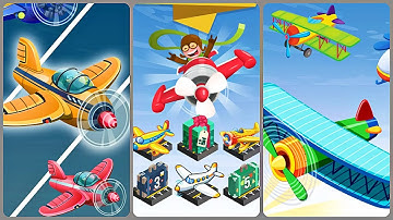 Merge Planes Idle Clicker (Gameplay Android)