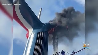 Passengers on a Carnival cruise ship that caught fire are now back in Port Canaveral