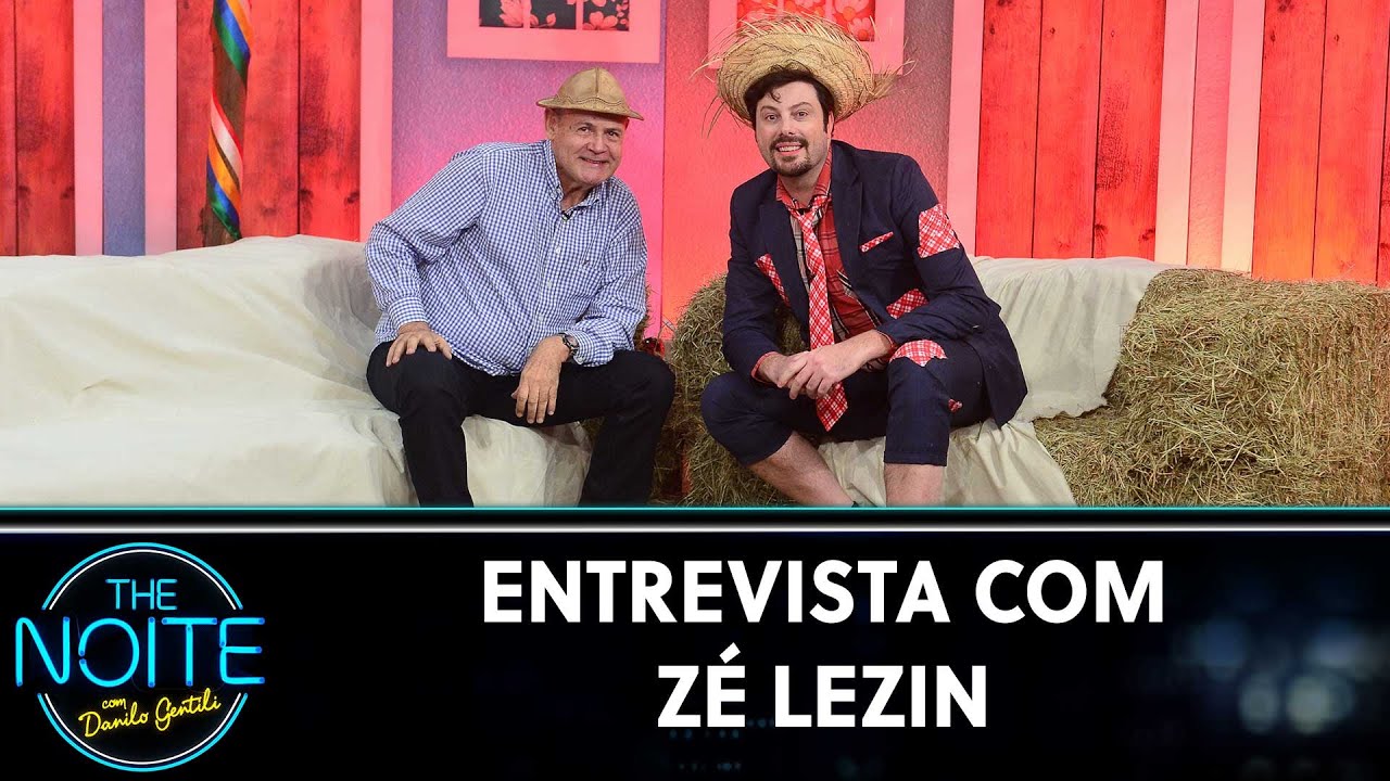 Entrevista com o famoso personagem Zé Lezin | The Noite (22/06/22)