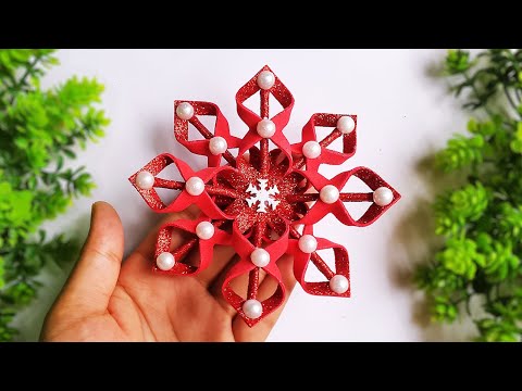 How To Make an Easy Paper Star⭐Christmas Decor Stars🎄DIY Room