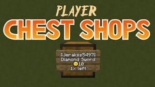 Player Chest Shops Addon! || Minecraft Bedrock Addon MCPE