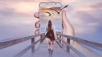 Create 3D Mobile Effect | Photoshop manipulation tutorial