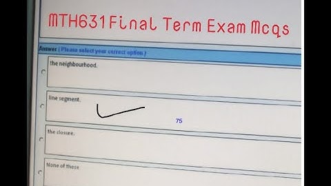 MTH 631 Final Term Most Repeat Important MCQS Solution file||MTH 631 Final Term Exam Maga file