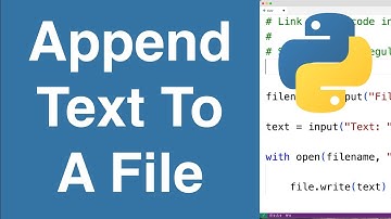 Tekst aan een bestand toevoegen | Python-voorbeeld