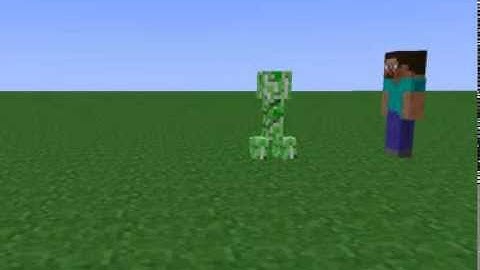 Creeper killing Minecraft Animation (Mine-Imator)