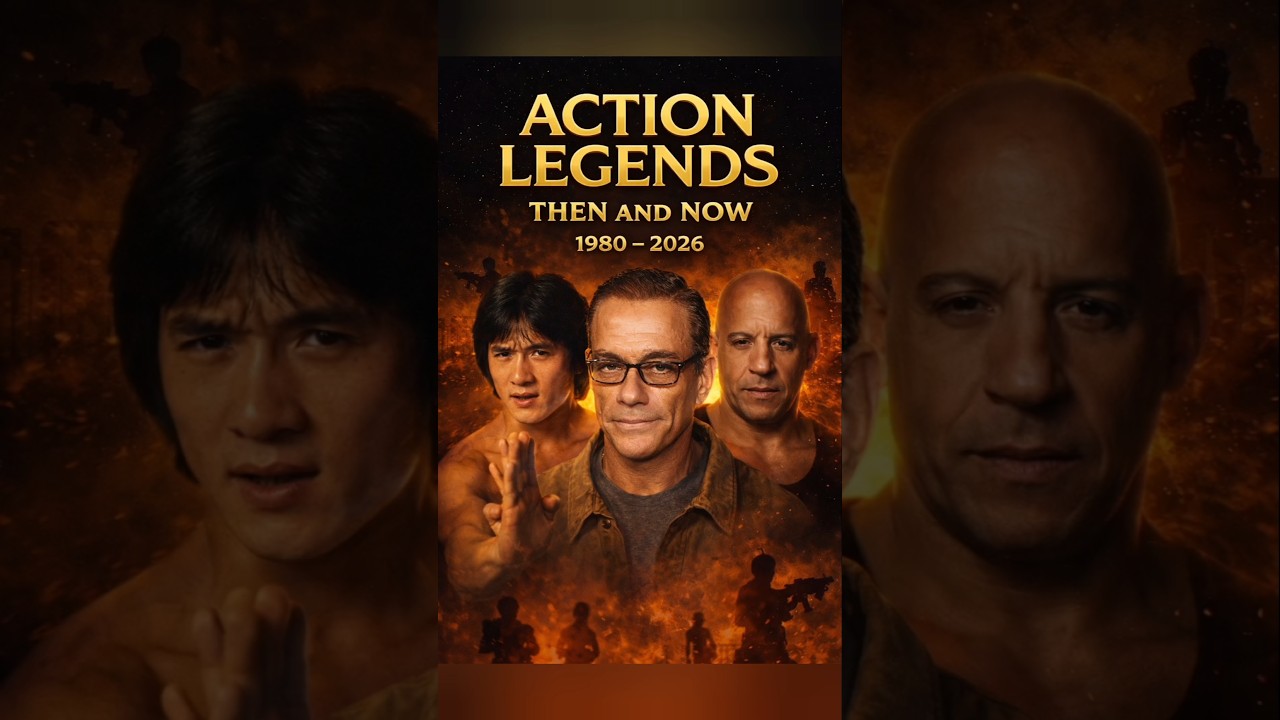 Action Legends Then and Now (1980–2026) 🔥 Hollywood Icons Transformation