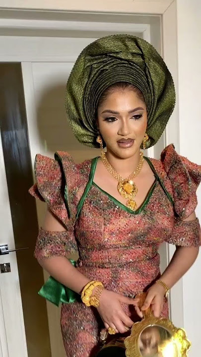 Bridal Asooke 🥰 #asookestyle #ladiesfashion #bridetobe #nigerianwedding #fashionstyle #atacouture
