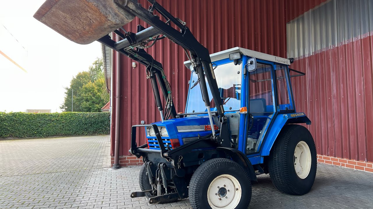 Iseki 5035 Kleintraktor mit Frontlader, Fronthydraulik, Frontzapfwelle und Straßenzulassung