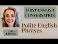 Polite English Phrases for Everyday Conversation (Please, Thank You) | Unit 2 Lesson 1