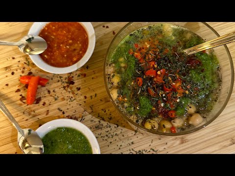How To Make Shor Nakhod (chickpeas) + Chutney | Famous Afghan Street Food 🌶️