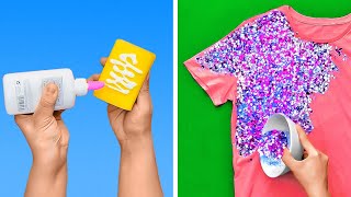 Easy DIY T-Shirt Decorations || Cool Clothes Upgrade Ideas