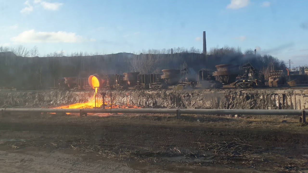 Vylivani strusky z železáren