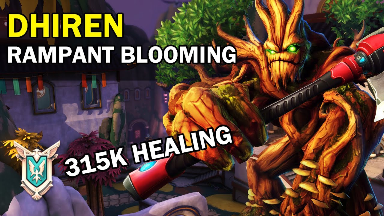 315K Healing Dhiren Grover Paladins Competitive Pro Player RAMPANT BLOOMING YouTube