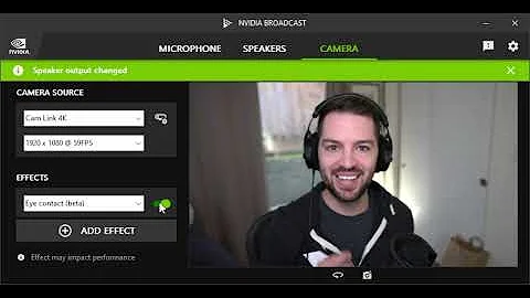 NVIDIA Broadcast's fancy new eye contact feature - live demo!