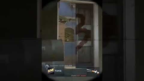 S1MPLE INSANE AWP SHOT - MIRAGE - #shorts #csgo