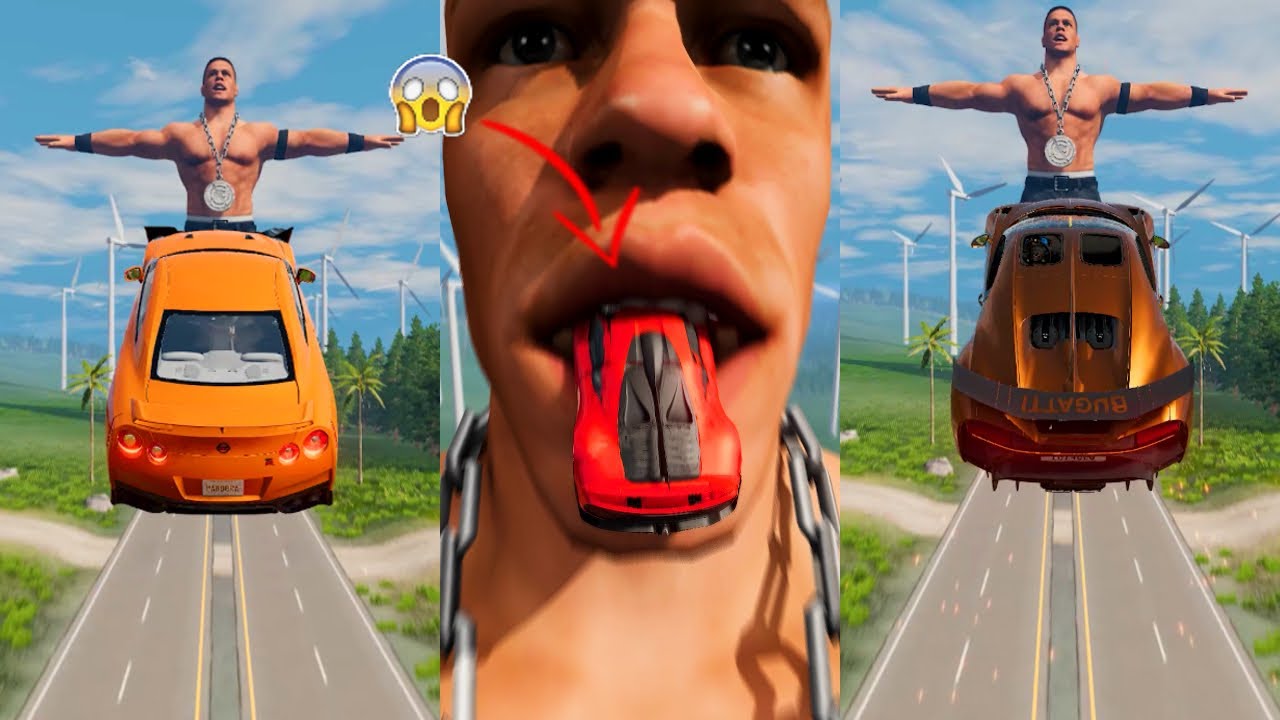 Тачки против JC #4 😱 BeamNG.Drive