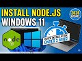 Install Node.js on Windows 11 in Easy Steps 🚀
