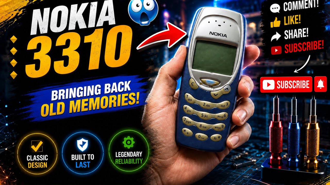 The secret behind the legendary Nokia 3310 - YouTube