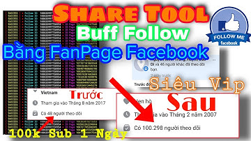 Share T.ool Buff Follow Bằng Page Mới Nhất 2022 Tốc Độ 10k Follow 1 Ngày | JayZ Trick