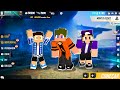 Eu e meus amigos jogamos free fire no minecraft e foi muito legal  quem ganhou 