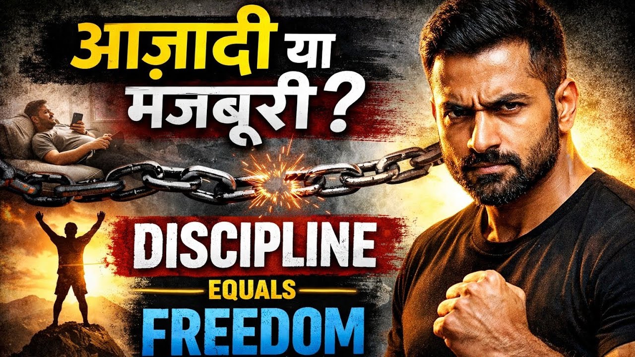 Discipline ही असली आजादी है | Discipline equals freedom in Hindi | How to Build Discipline