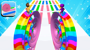 Layers Roll 🏃🌈😱 Gameplay Walkthrough Android Ios New level 40-41-lr