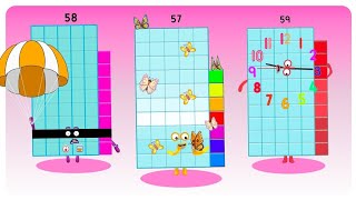 FNF Sprunki OC Numberblocks 57, 58, 59 | Compilation Incredibox #sprunki #numberblocks #incredibox