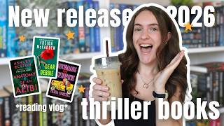 Reading only thrillers for a week *reading vlog* ✨🌿📔 | booktube