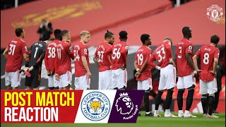 Solskjaer \& Matic react to Leicester loss | Manchester United 1-2 Leicester City | Premier League