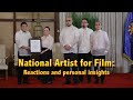 National Artist for Film: Reactions and behind the scenes @Nora Aunor Official