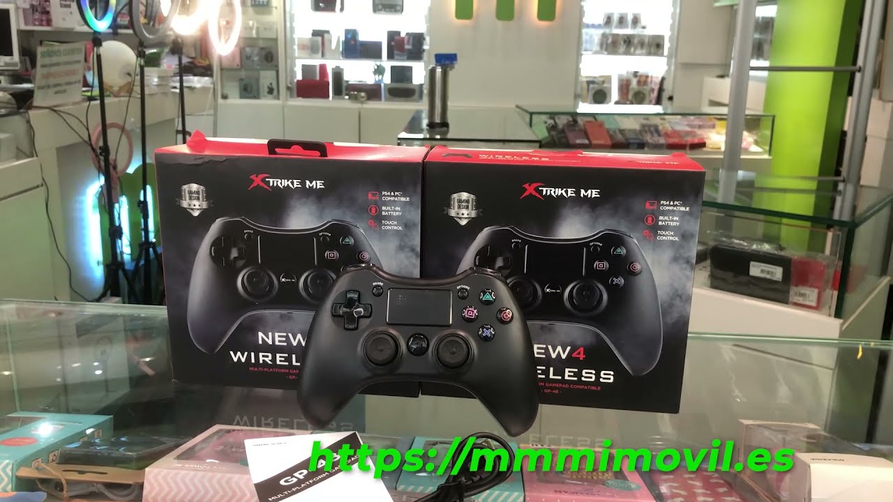 ✅ Mando inalámbrico 🎮【Xtrike Me GP-48】PS4&PC