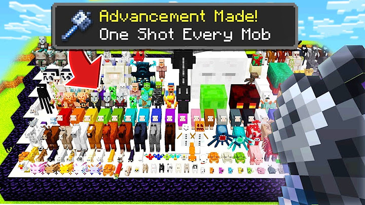 How i have killed every mob using Mace in Minecraft Hardcore