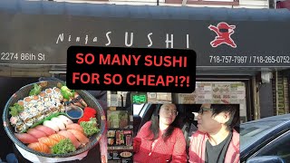 Sneakily one of the BEST SUSHI restaurants on 86th!! Not First Quick Eats at Ninja Sushi