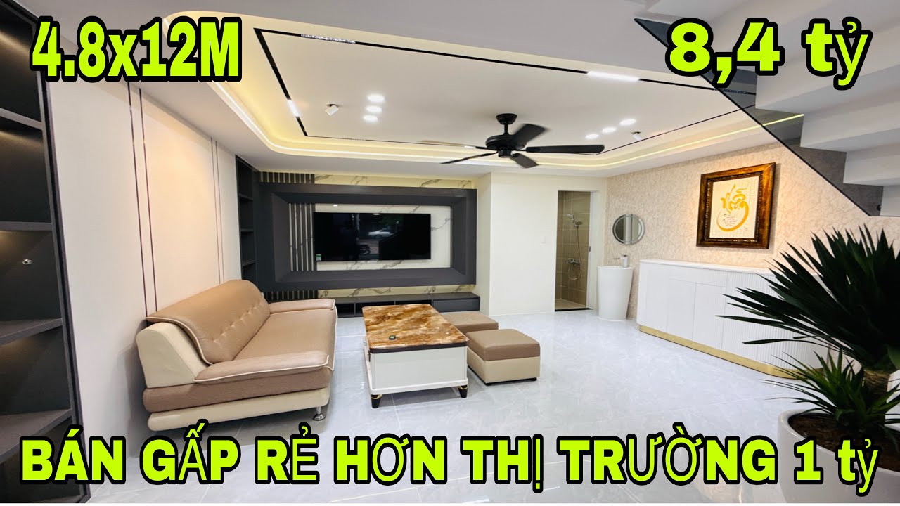 Bán nhà gò vấp khu đông bộ xe hơi ngủ trong nhà . Nội thất đẹp đâu năm chủ bán rẻ chỉ 8,4 tỷ TL