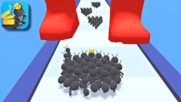 Tiny Run 3D🐜👑 Gameplay Walkthrough Part - 30 ( iOS,Android) All levels